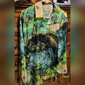 Fashion Brand Company Cayetana long sleeve button-down shirt. Size XL/1X